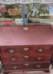 English Mahogany desk1